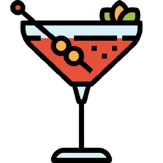 🍸 emoji ✧ :･ﾟ➽ ー@aestheticstikerpack 🐻 Telegram sticker 23 of 120