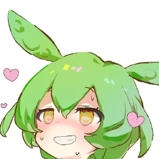 😀 emoji ずんだもん @ZundaTeaCafe Telegram sticker 14 of 120