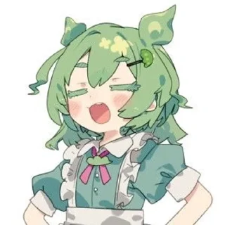 Sticker from ずんだもん @ZundaTeaCafe