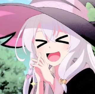☁️ emoji ☁️ ᵎ Elaina ᦒ @animestckr Telegram sticker 16 of 45