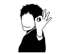 Sticker from Silhouette Takahashi 2 @bistic