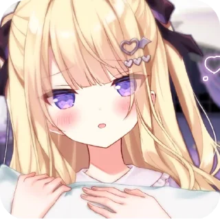 💇 emoji 月紫Aria@DaraNekoStickers Telegram sticker 6 of 46