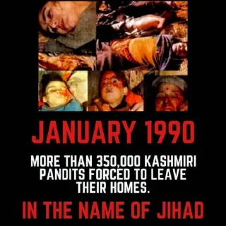 ☠️ emoji Kashmiri Hindu Exodus • @HinduStickers_HinduStuff Telegram sticker 13 of 23