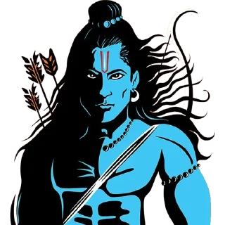 🚩 emoji Shri Ram Mandir • @Hindu @HinduStickers_HinduStuff Telegram sticker 16 of 52