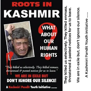 Sticker from Kashmiri Hindu Exodus • @HinduStickers_HinduStuff
