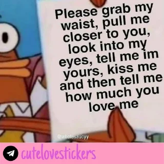 Sticker from Wholesome Love 💜 @cutelovestickers