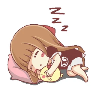 😴 emoji Centilia 💜 @cutelovestickers Telegram sticker 9 of 35