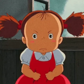 😠 emoji Studio Ghibli Telegram sticker 7 of 50