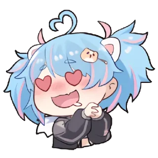 😍 emoji 星汐seki up主大表情 @BK0717 Telegram sticker 22 of 25