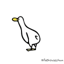 🦆 emoji 日子還是要過鴨3- 鴨鴨動起來二！ @fathousechun Telegram sticker 11 of 21