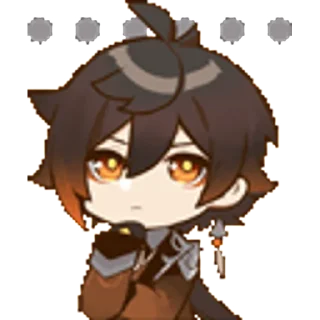 Sticker from zhongli