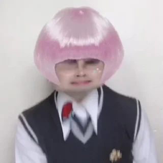 💦 emoji rambut pink by @stikerpocigembul Telegram sticker 19 of 47