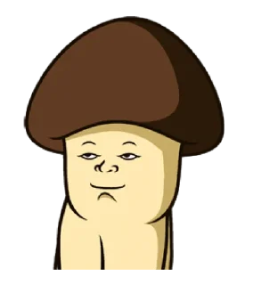 🍄 emoji Mushroomen 🍄 ⌇ @GIBRANSU Telegram sticker 24 of 40