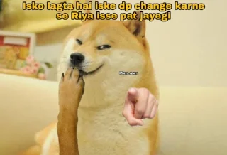 🤭 emoji Cheems the doge @Mishrajii_726 (@CalsiBot) Telegram sticker 15 of 56