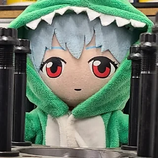 Sticker from @wallpaper_kid | Rei Ayanami Plush Pack 🎐