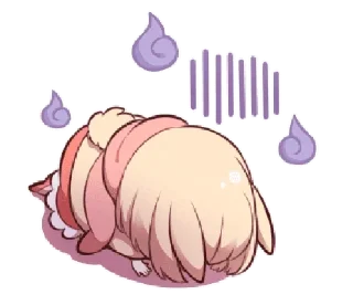 🐰 emoji 🐇  @wittlebears 、 @kookoland  ꜝꜝ ฺ⭒ Telegram sticker 18 of 40