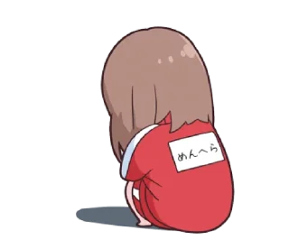 😞 emoji Menhera - jersey chan @bistic Telegram sticker 11 of 40