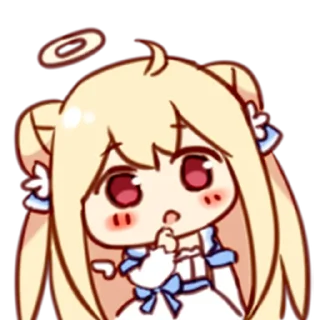 ❓ emoji 是沙月月 By.匣子 @limeSticker Telegram sticker 11 of 85