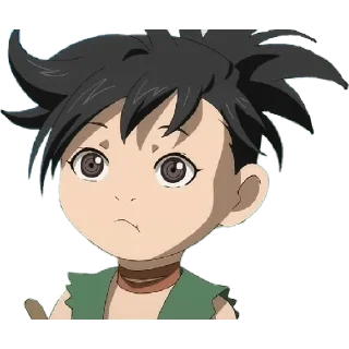 😕 emoji Dororo • @AnimeCrunch_Stickers Telegram sticker 10 of 70