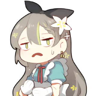 😓 emoji 明前奶绿2.0-爱丽丝 Telegram sticker 6 of 26