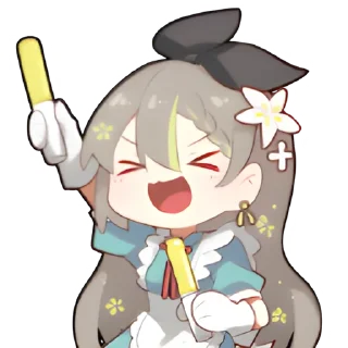 📣 emoji 明前奶绿2.0-爱丽丝 Telegram sticker 14 of 26