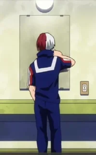 Sticker from Todoroki Shoto