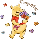 ☺️ emoji Pooh & Friends Telegram sticker 6 of 88