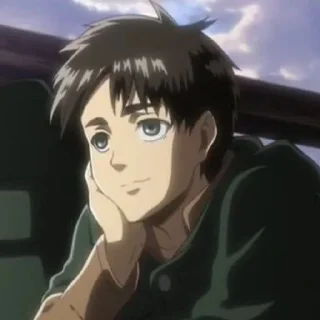 🤎 emoji Eren Jaeger @sticker_anime_boy Telegram sticker 10 of 25
