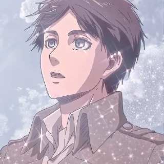 🤎 emoji Eren Jaeger @sticker_anime_boy Telegram sticker 9 of 25