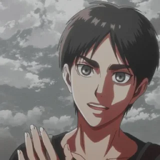 🤎 emoji Eren Jaeger @sticker_anime_boy Telegram sticker 16 of 25