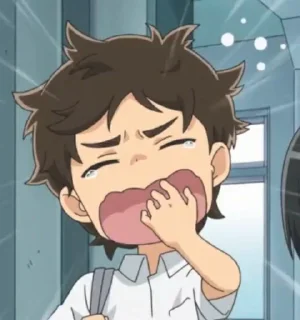 🤎 emoji Eren Jaeger @sticker_anime_boy Telegram sticker 24 of 25