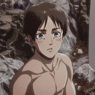 🤎 emoji Eren Jaeger @sticker_anime_boy Telegram sticker 11 of 25