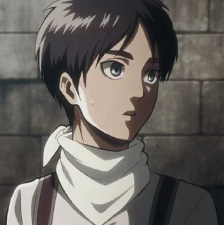 🤎 emoji Eren Jaeger @sticker_anime_boy Telegram sticker 13 of 25