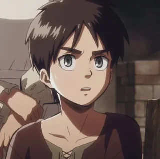 🤎 emoji Eren Jaeger @sticker_anime_boy Telegram sticker 8 of 25