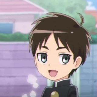 🤎 emoji Eren Jaeger @sticker_anime_boy Telegram sticker 18 of 25