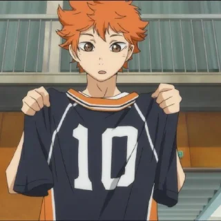 Sticker from Hinata Shoyo / @anime_sticker_pack