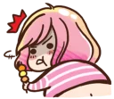 😳 emoji Tomato's daily life Telegram sticker 18 of 41