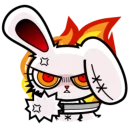 🐰 emoji Bloody Bunny @Amirul_zaimi Telegram sticker 1 of 43