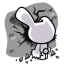 😐 emoji Bloody Bunny @Amirul_zaimi Telegram sticker 17 of 43