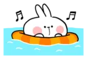 🏖 emoji Spoiled Rabbit and Smile Person Telegram sticker 2 of 40