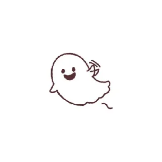💡 emoji ⌕ ⎙ ͎ ᥴᥕᥙtιᥱ gh᥆᥉t ˖𓍢 @blueysticky Telegram sticker 6 of 22