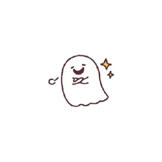 💡 emoji ⌕ ⎙ ͎ ᥴᥕᥙtιᥱ gh᥆᥉t ˖𓍢 @blueysticky Telegram sticker 14 of 22