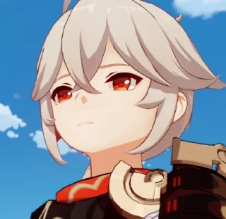 😐 emoji Kaedehara Kazuha || @Inazumaboys Telegram sticker 20 of 32