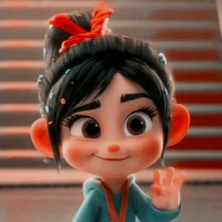 Sticker from vanellope @hctecards