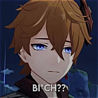 Sticker from Genshin Meme