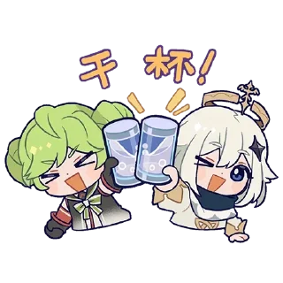 🥂 emoji Honkai Impact • @nicololi • @Kaizoku Telegram sticker 7 of 25