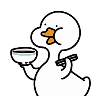 🍚 emoji 不鴨不咋樣 @巫巴多 Telegram sticker 10 of 50