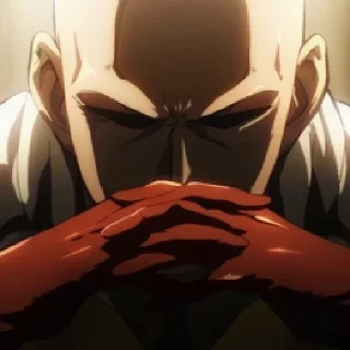 🤔 emoji One Punch Man Telegram sticker 8 of 17