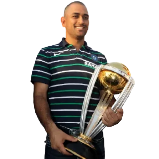 🎸 emoji Cricket Worldcup 2011 ❤️ 🇮🇳 - @CricCollections Telegram sticker 7 of 120