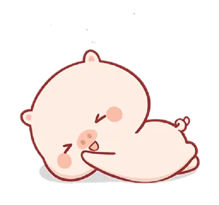 🤣 emoji Piggy Mengmeng @bistic Telegram sticker 18 of 24